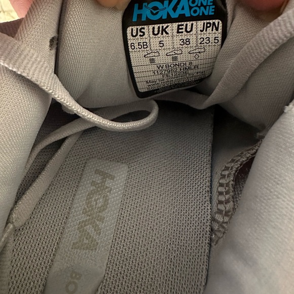 Hoka Women's Bondi 8 Harbor Mist/Lunar Rock - Picture 11 of 11